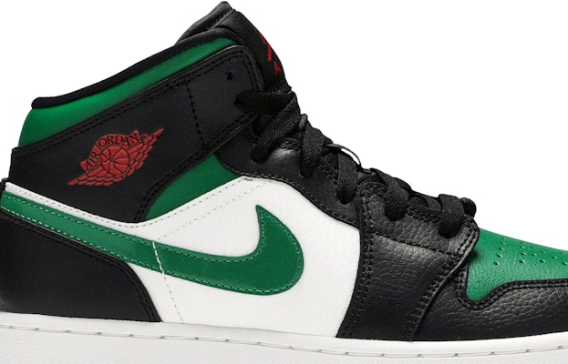 (GS) 에어 조던 1 미드 "블랙 파인 그린" 🌲🏀 554725-067 Order (GS) 에어 조던 1 미드 "블랙 파인 그린" 🌲🏀 554725-067