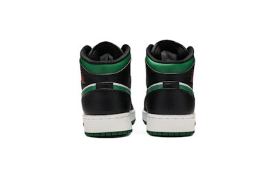 (Grade School) Air Jordan 1 Mid 'Black Pine Green' 554725-067