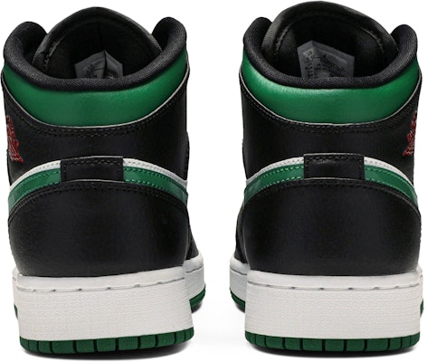 (GS) 에어 조던 1 미드 "블랙 파인 그린" 🌲🏀 554725-067 Details for (GS) 에어 조던 1 미드 "블랙 파인 그린" 🌲🏀 554725-067