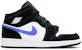 (Akanak) Air Jordan 1 Mid 'Hitam Racer Biru' 554725-084