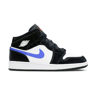 (GS) Jordan 1 Mid 'Black Racer Blue'