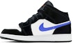 Lookbook (Akanak) Air Jordan 1 Mid 'Hitam Racer Biru' 554725-084