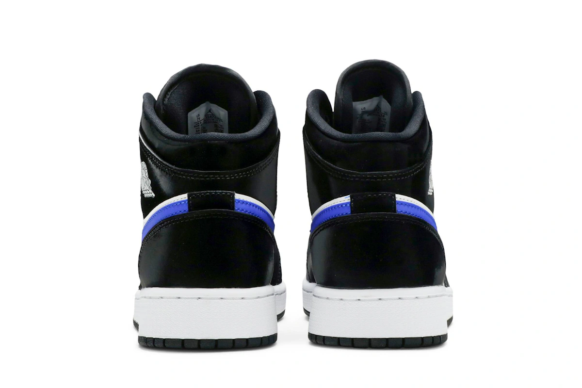 (Grade School) Air Jordan 1 Mid 'Black Racer Blue' 554725-084