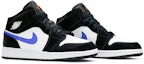 Cheap (Akanak) Air Jordan 1 Mid 'Hitam Racer Biru' 554725-084