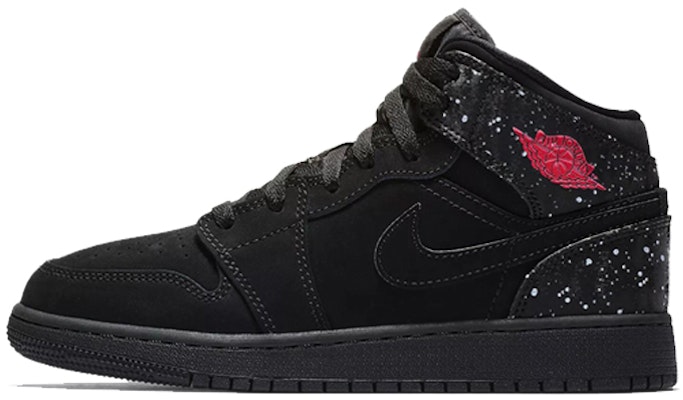 (Kanak-Kanak Sekolah) Air Jordan 1 Mid 'Hitam Rush Pink' 555112-001 Buy (Kanak-Kanak Sekolah) Air Jordan 1 Mid 'Hitam Rush Pink' 555112-001