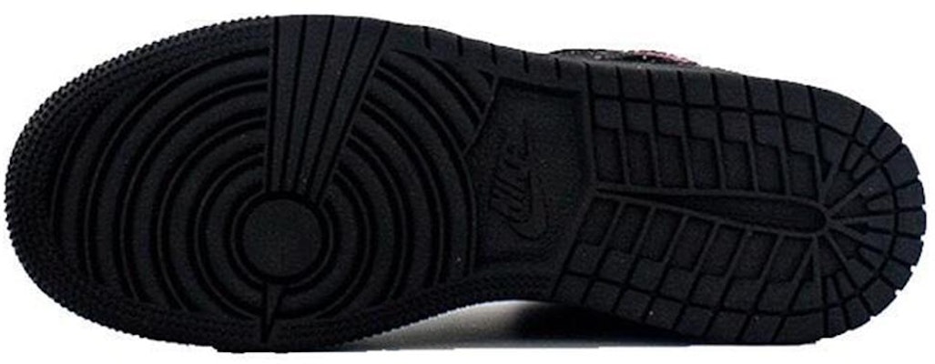 (Kanak-Kanak Sekolah) Air Jordan 1 Mid 'Hitam Rush Pink' 555112-001 Purchase (Kanak-Kanak Sekolah) Air Jordan 1 Mid 'Hitam Rush Pink' 555112-001
