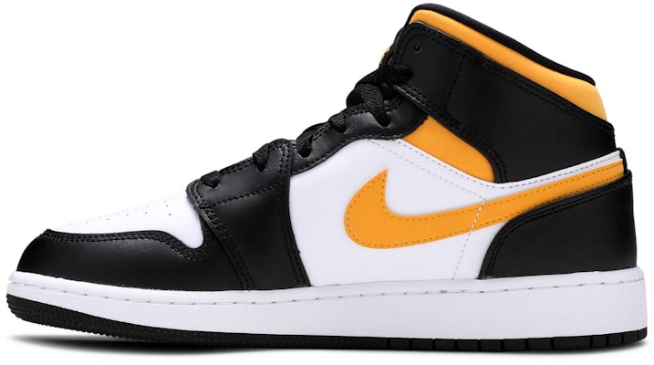 (Zapatillas Niño) Air Jordan 1 Mid 'Negro Oro Universitario' 554725-177 Lookbook (Zapatillas Niño) Air Jordan 1 Mid 'Negro Oro Universitario' 554725-177