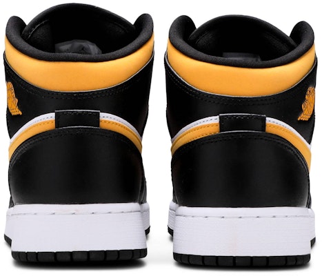(Zapatillas Niño) Air Jordan 1 Mid 'Negro Oro Universitario' 554725-177 Details for (Zapatillas Niño) Air Jordan 1 Mid 'Negro Oro Universitario' 554725-177