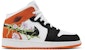 (Kanak-Kanak Sekolah) Air Jordan 1 Mid 'Blossom' DQ8390-100