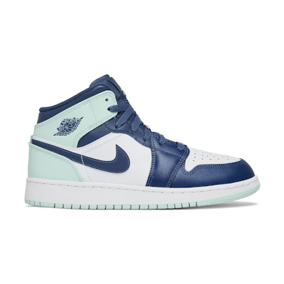 (GS) Jordan 1 Mid 'Blue Mint'