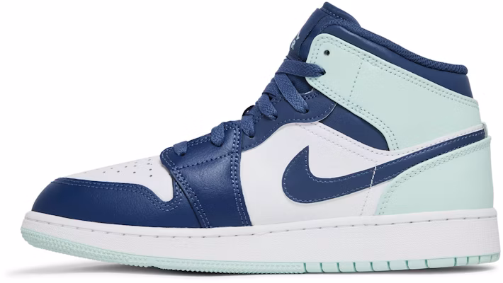 (Grade School) Air Jordan 1 Mid 'Blue Mint' 554725-413 Lookbook (Grade School) Air Jordan 1 Mid 'Blue Mint' 554725-413