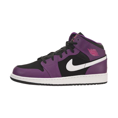 (GS) Jordan 1 Mid 'Bright Grape'