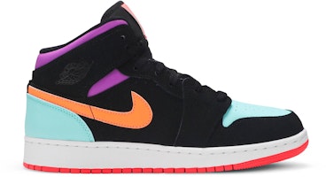 (Grade School) Air Jordan 1 Mid 'Candy' 554725-083 (Grade School) Air Jordan 1 Mid 'Candy' 554725-083