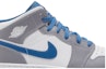 Order (Kanak-Kanak) Air Jordan 1 Mid 'Cement True Blue' DQ8423-014