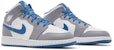 (Kanak-Kanak) Air Jordan 1 Mid 'Cement True Blue' DQ8423-014