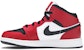 (Akas Sekolah) Air Jordan 1 Mid 'Chicago Black Toe' 554725-069