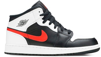 (Grade School) Air Jordan 1 Mid 'Chile Red' 554725-075