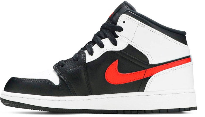 (A Escolar) Air Jordan 1 Mid 'Rojo Chile' 554725-075 Lookbook (A Escolar) Air Jordan 1 Mid 'Rojo Chile' 554725-075