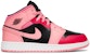 (Kanak-Kanak) Air Jordan 1 Mid 'Coral Chalk' 554725-662