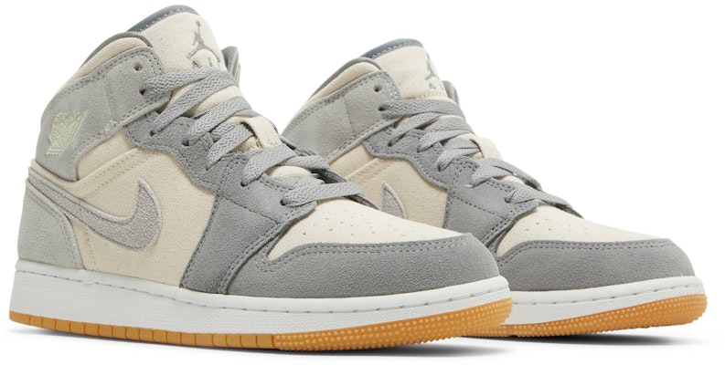 (Academia) Air Jordan 1 Mid 'Crema Gris' DN4346-100 Cheap (Academia) Air Jordan 1 Mid 'Crema Gris' DN4346-100