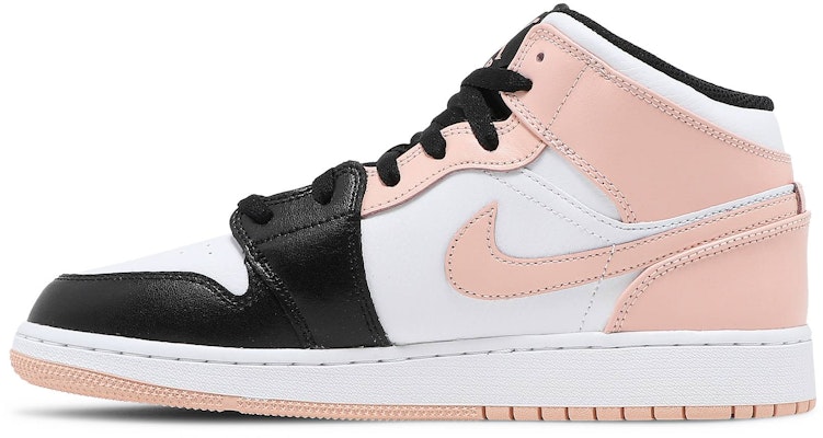 (GS) 에어 조던 1 미드 '크림슨 틴트' 554725-133 Lookbook (GS) 에어 조던 1 미드 '크림슨 틴트' 554725-133