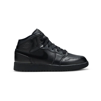 (GS) Jordan 1 Mid 'Deep Black'