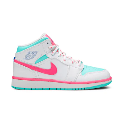(GS) Jordan 1 Mid 'Digital Pink'