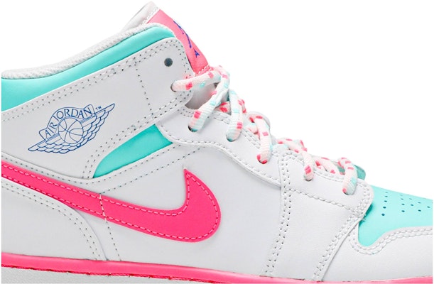 (小學年級) Air Jordan 1 Mid '數碼粉紅' 555112-102 Order (小學年級) Air Jordan 1 Mid '數碼粉紅' 555112-102