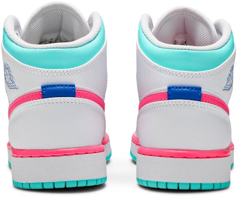 (小學年級) Air Jordan 1 Mid '數碼粉紅' 555112-102 Details for (小學年級) Air Jordan 1 Mid '數碼粉紅' 555112-102