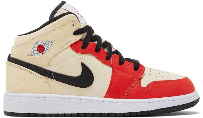 (Kanak-Kanak) Air Jordan 1 Mid 'Pertandingan Dunk' DV7012-100 Buy (Kanak-Kanak) Air Jordan 1 Mid 'Pertandingan Dunk' DV7012-100