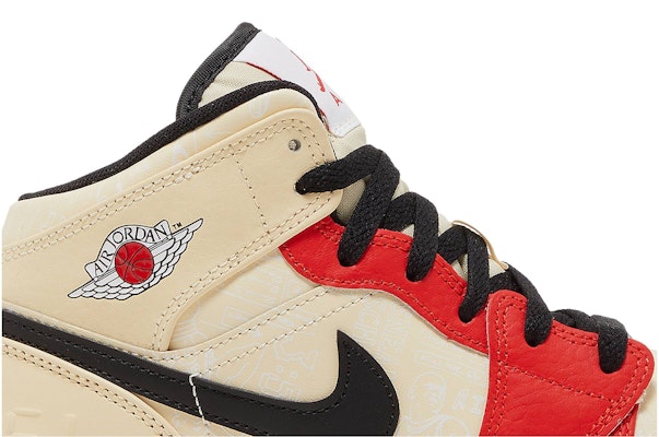 (Kanak-Kanak) Air Jordan 1 Mid 'Pertandingan Dunk' DV7012-100 Order (Kanak-Kanak) Air Jordan 1 Mid 'Pertandingan Dunk' DV7012-100