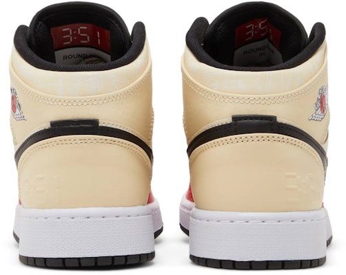 (Kanak-Kanak) Air Jordan 1 Mid 'Pertandingan Dunk' DV7012-100 Details for (Kanak-Kanak) Air Jordan 1 Mid 'Pertandingan Dunk' DV7012-100