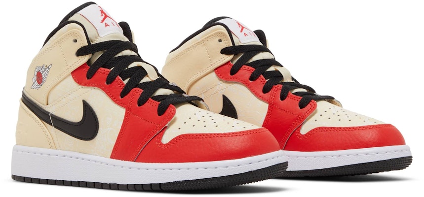 (Kanak-Kanak) Air Jordan 1 Mid 'Pertandingan Dunk' DV7012-100 Cheap (Kanak-Kanak) Air Jordan 1 Mid 'Pertandingan Dunk' DV7012-100