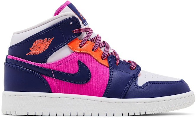 (小學版) Air Jordan 1 Mid '火粉' 555112-602 Buy (小學版) Air Jordan 1 Mid '火粉' 555112-602