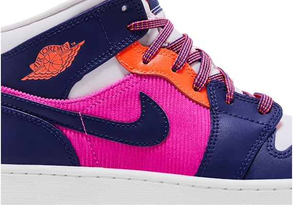 (小學版) Air Jordan 1 Mid '火粉' 555112-602 Order (小學版) Air Jordan 1 Mid '火粉' 555112-602