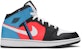 (Akademik) Air Jordan 1 Mid 'Game Time' Kanak-Kanak CV4891-001