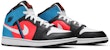 (Akademik) Air Jordan 1 Mid 'Game Time' Kanak-Kanak CV4891-001