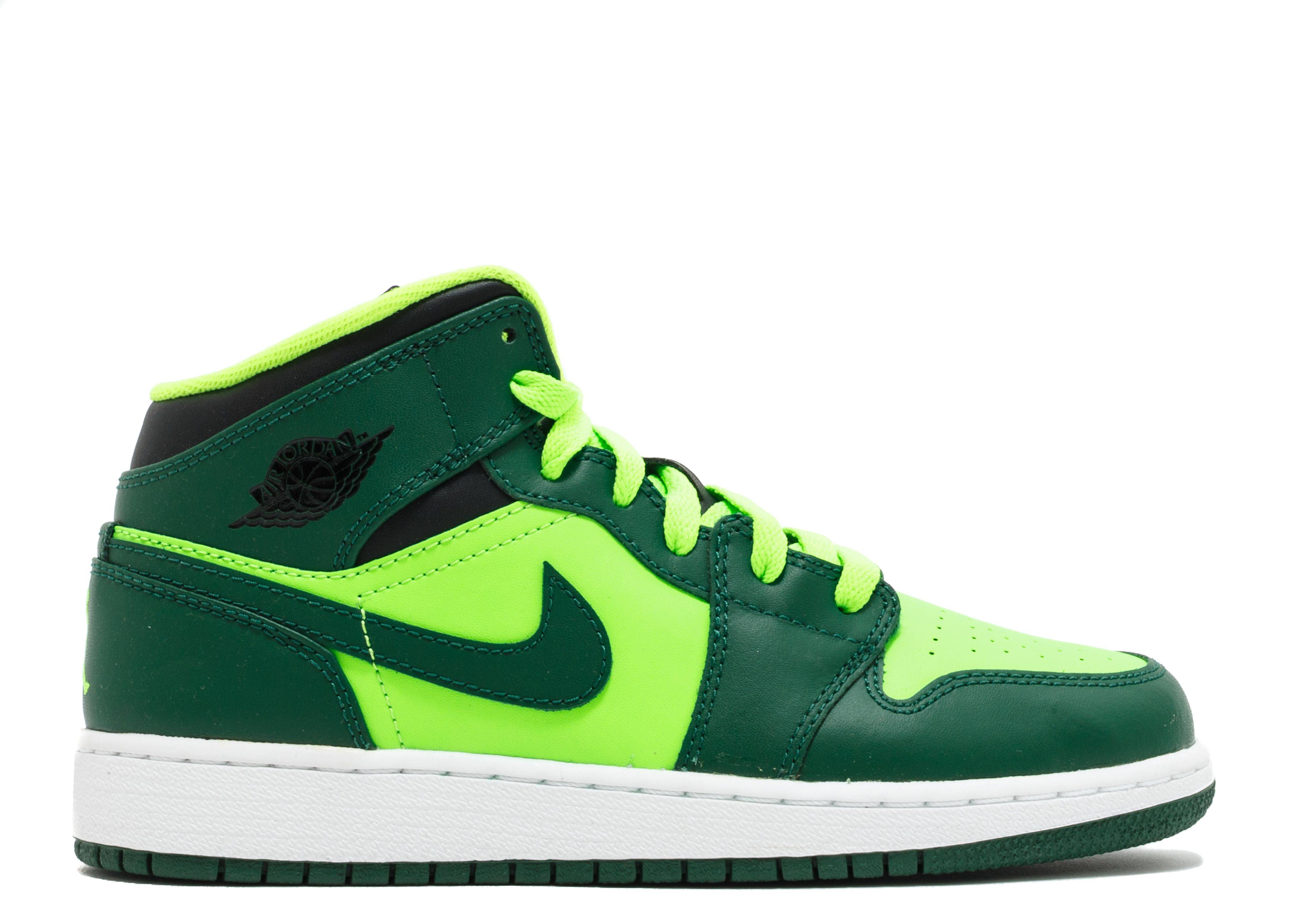 Buy (Kanak-kanak) Air Jordan 1 Mid 'Gorge Green' 554725-330