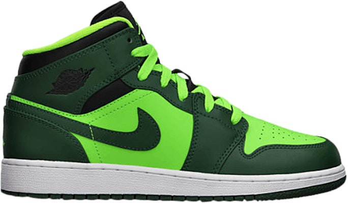 (Grade School) Air Jordan 1 Mid 'Gorge Green' 554725-330 Buy (Grade School) Air Jordan 1 Mid 'Gorge Green' 554725-330