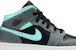 (Kanak-kanak) Air Jordan 1 Mid 'Kelabu Aqua' 554725-063