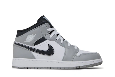 (Grade School) Air Jordan 1 Mid 'Greyscale' 554725-078