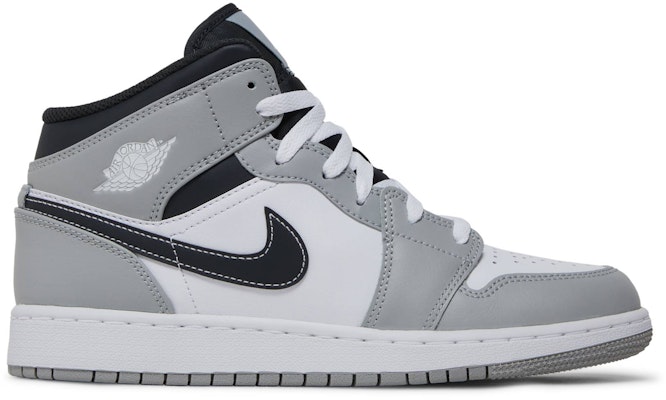 (Grade School) Air Jordan 1 Mid 'Greyscale' 554725-078 Buy (Grade School) Air Jordan 1 Mid 'Greyscale' 554725-078