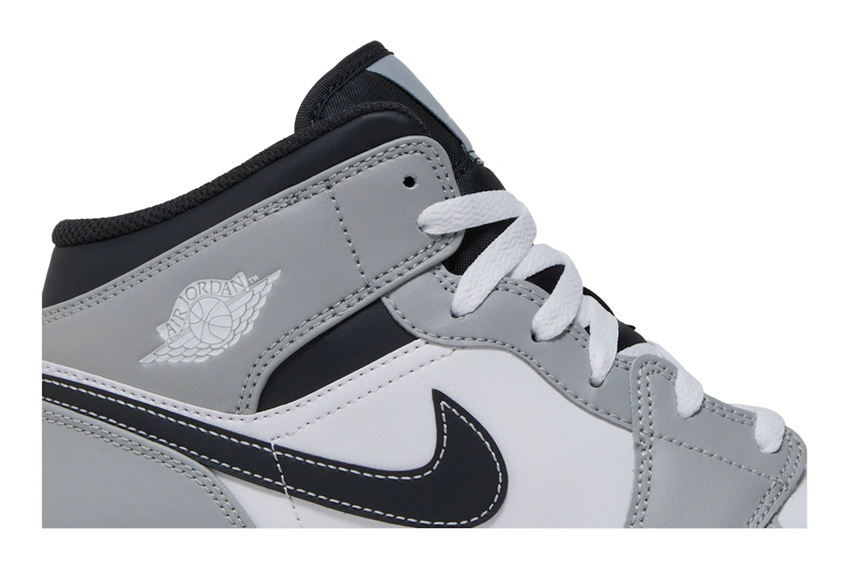 (Grade School) Air Jordan 1 Mid 'Greyscale' 554725-078
