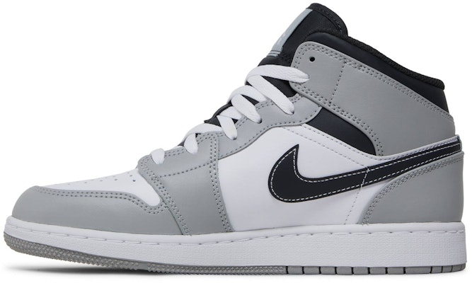 (Grade School) Air Jordan 1 Mid 'Greyscale' 554725-078 Lookbook (Grade School) Air Jordan 1 Mid 'Greyscale' 554725-078