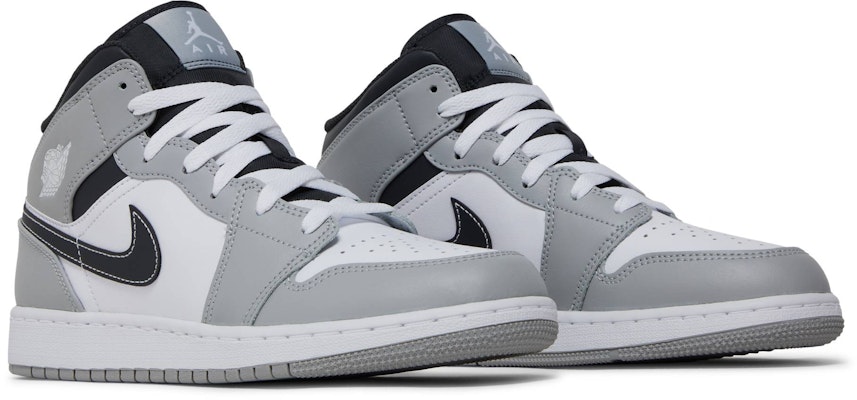 (Grade School) Air Jordan 1 Mid 'Greyscale' 554725-078 Cheap (Grade School) Air Jordan 1 Mid 'Greyscale' 554725-078