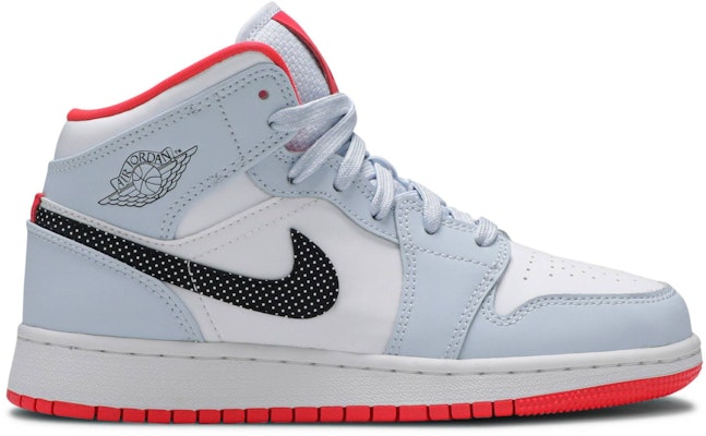 (초등학생) 에어 조던 1 미드 '하프 블루' 555112-400 Buy (초등학생) 에어 조던 1 미드 '하프 블루' 555112-400