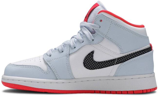 (초등학생) 에어 조던 1 미드 '하프 블루' 555112-400 Lookbook (초등학생) 에어 조던 1 미드 '하프 블루' 555112-400