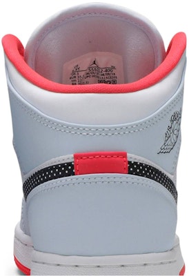 Grade School Air Jordan 1 Mid Half Blue 555112 400 555112 400