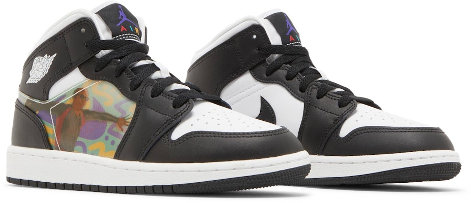 (초등학생) 에어 조던 1 미드 '홀로그램' DR9495-001 Cheap (초등학생) 에어 조던 1 미드 '홀로그램' DR9495-001