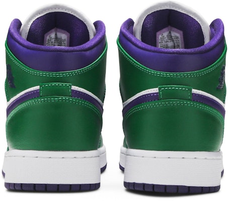 (Grade School) Air Jordan 1 Mid 'Hulk' 554725-300 Details for (Grade School) Air Jordan 1 Mid 'Hulk' 554725-300